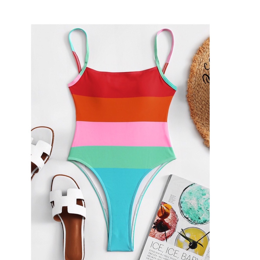Rainbow Swimsuit - Picture 1 of 2